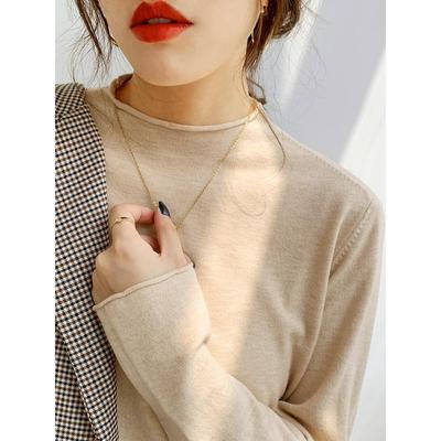 2025新款半高领气质羊毛针织衫