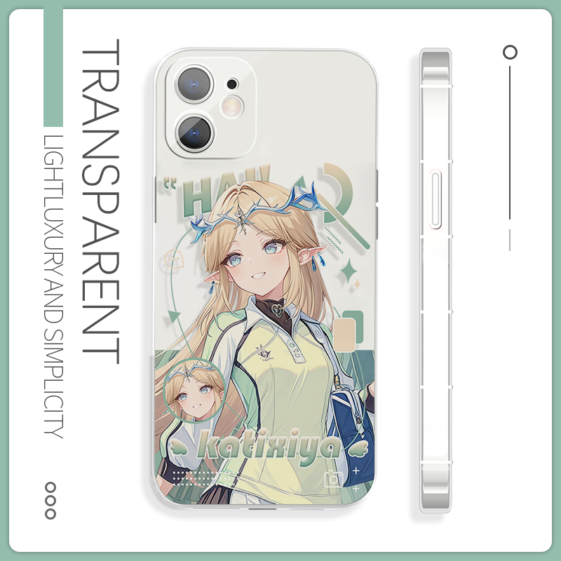 二次元卡提希娅苹果17pro手机壳新款硅胶16个性vivos30适配14魅族iQOOz10荣耀200小米15红米k80三星s25魅族22