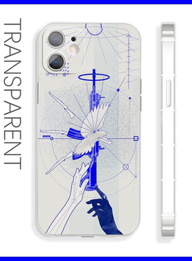 明日方舟众生行记手机壳艺术抽象苹果16红米note14vivox80适用于华为p70软iQOOz9魅族18一加12oppok12x小米15