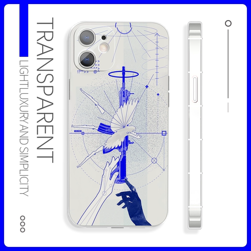 苹果华为小米等适用硅胶二次元