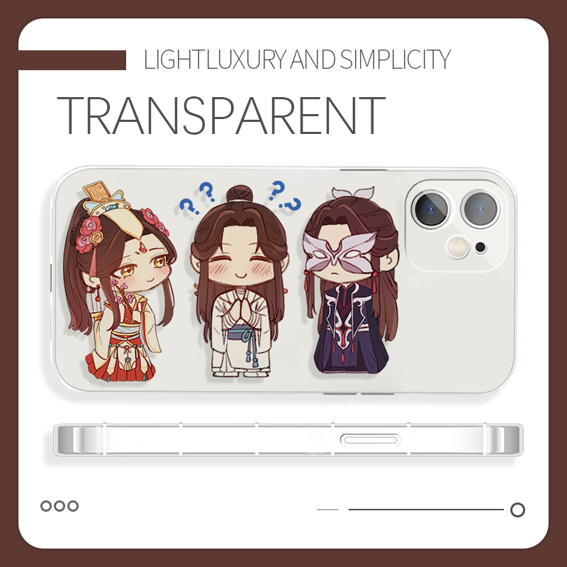 天官赐福趣萌的谢怜换装动画苹果15手机壳二次元适用于15pro小米10OPPOa59红米k40荣耀90iQOO15华为mate60pro