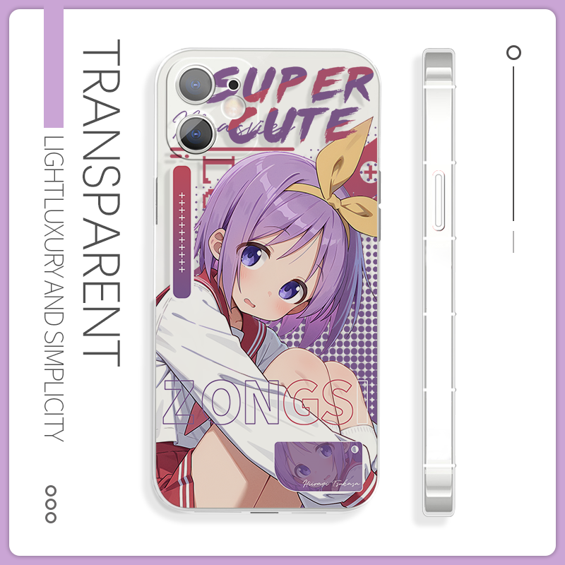 创意可爱柊司苹果17pro手机壳oppok13硅胶16二次元xr硅胶vivos30适用真我iQOOz10荣耀400小米15红米k80魅族21