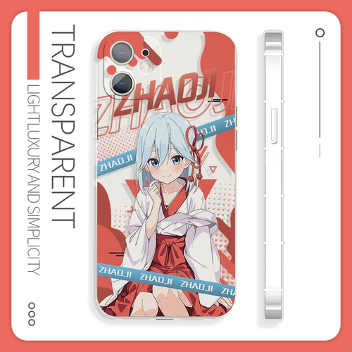 缘结甘神家甘神朝姬苹果17pro手机壳硅胶xs二次元vivos18适用于iQOOz9魅族21红米k70oppok13小米15一加13三星