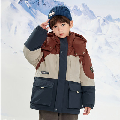 BOBDOGhouse男童羽绒服冬装2025