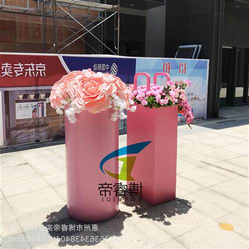 美陈商场酒店别墅售楼处组合落地花钵户外可学校防腐花箱树脂花盆