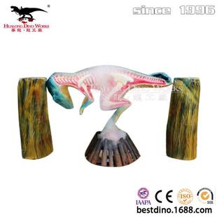 仿真机械恐龙年制作厂家仿真恐龙创意迅猛龙模型商场景区摆件.