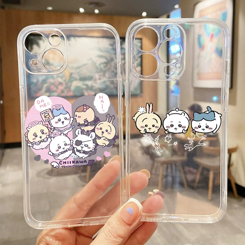 吉伊卡哇卡通可爱透明手机壳