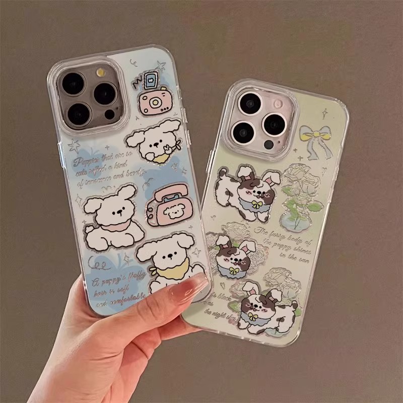 卡通英文小狗适用iPhone1