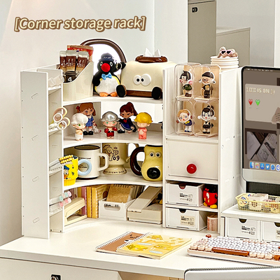 办公桌转角置物架室工位