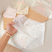 草莓少女生甜美内裤 薄款 女纯棉抗菌裆冰丝无痕一片式 士蜜桃臀夏季