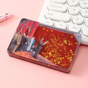 开国大典纪念礼品流沙咕卡盘麻将办公室摆件人物形象周边纪念品