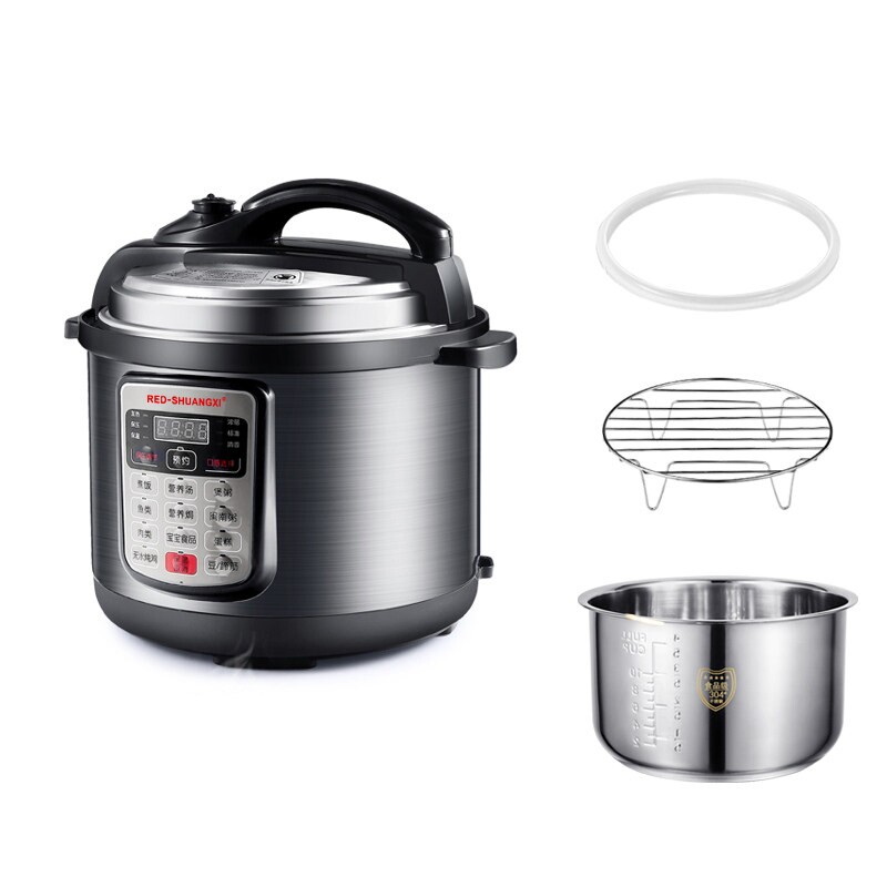 红双喜多功能电压力锅3L4L5L6L8L饭12L智能大容量304不锈钢高压锅