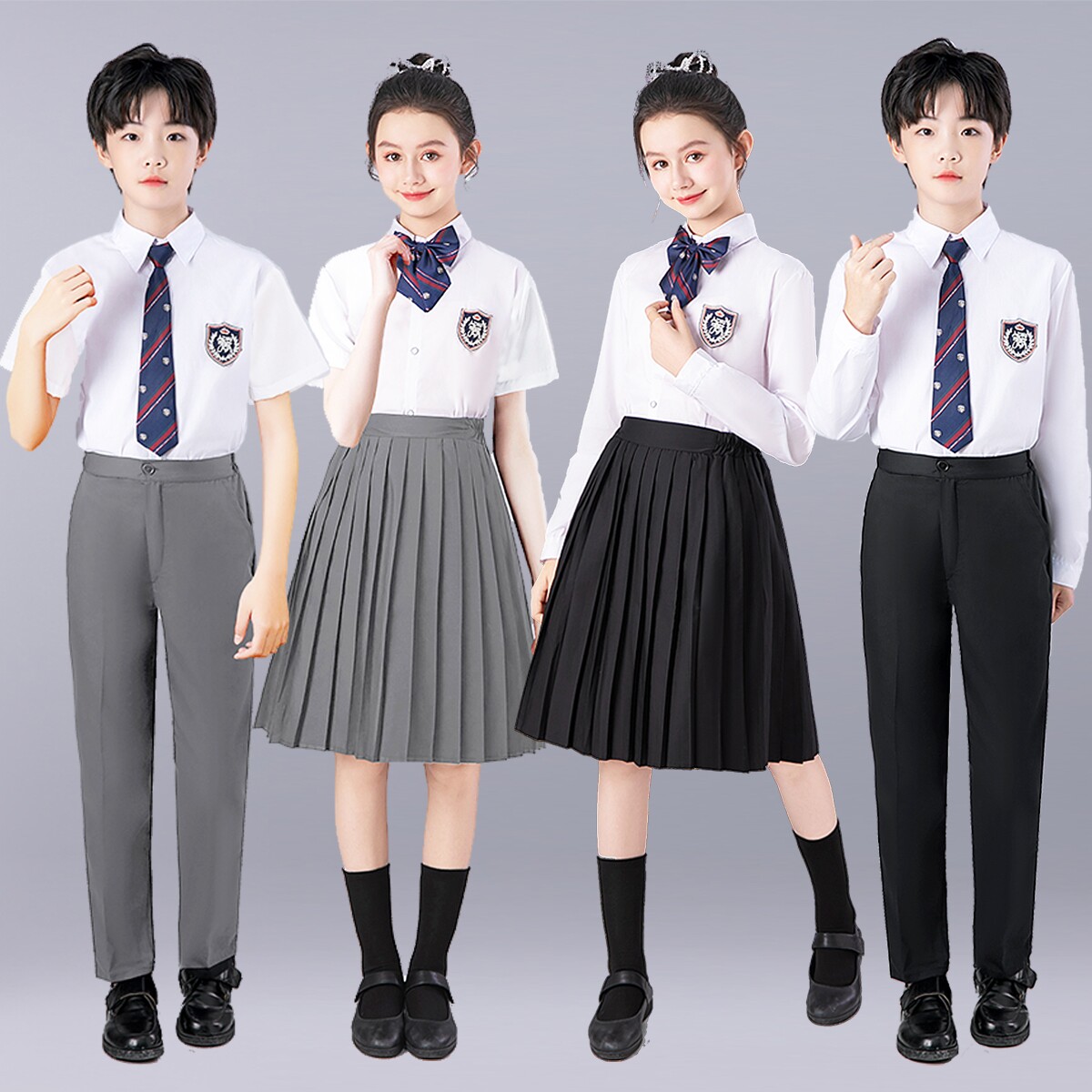 六一儿童大合唱团演出中小学生诗毕业照升旗朗诵比赛礼服表演套装