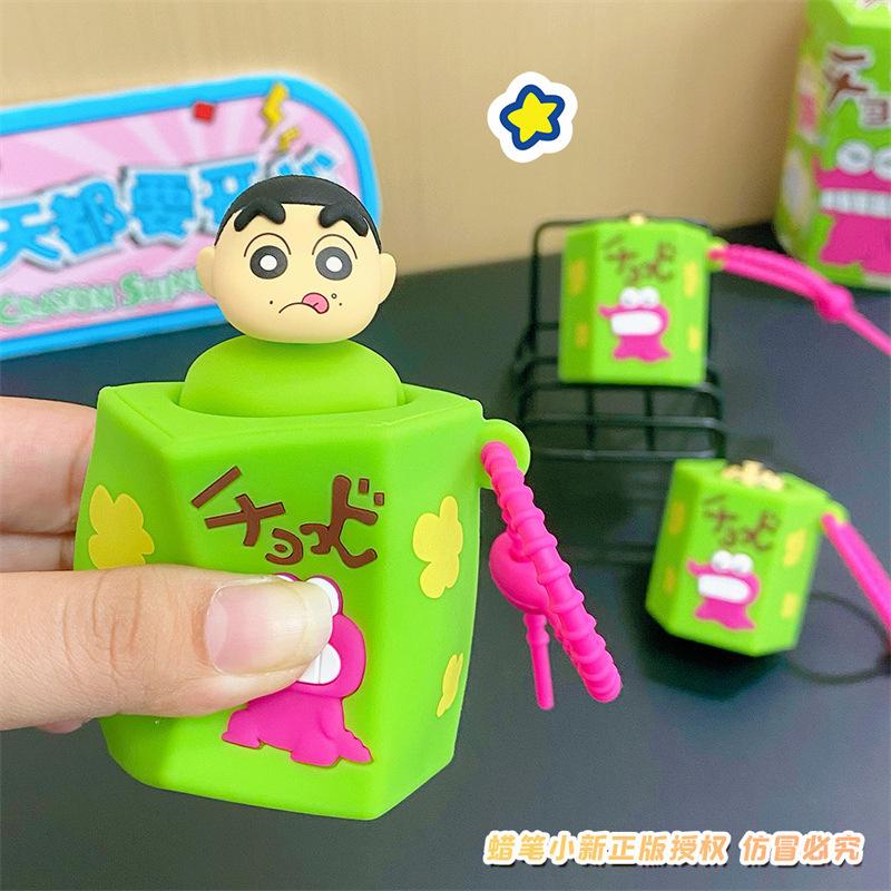 2025新款正版蜡笔小新零食盒子