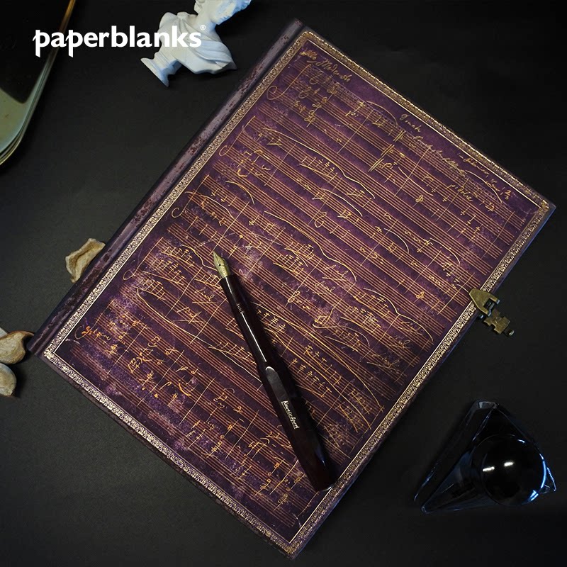 paperblanks佩兰克复古笔记本本子贝多芬伟人手稿G大调第