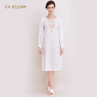 【微瑕疵捡漏】嘉德丽亚复古性感复古大衬衫裙CGS4N105A1