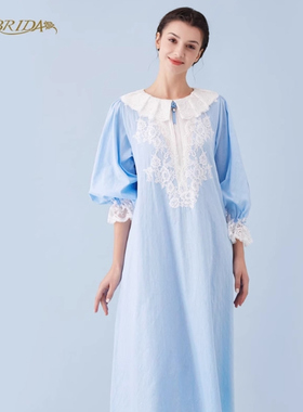 【微瑕疵捡漏】嘉德丽亚提花棉布居家睡裙CHS4B102C1