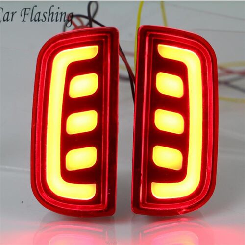 1set For Honda Civic 2016 2017 20D18 LED DRL rear bumper lig