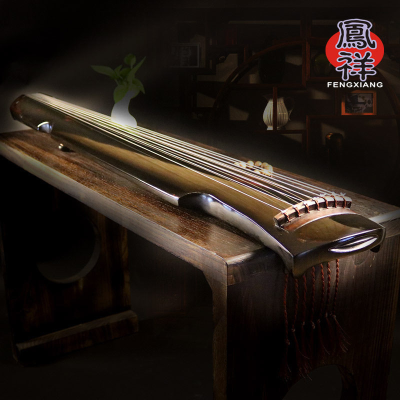 凤祥古琴乐器初学演奏伏羲仲尼式古琴老师推荐款七弦琴秋江系列