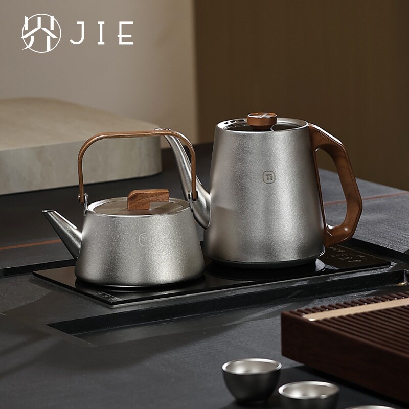 纯钛结晶全自动上水烧水壶泡茶专一体嵌入式电陶炉煮茶恒温用茶台