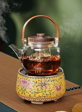 莺歌烧电陶炉煮茶炉家用咖啡炉迷小型烧水泡茶专用高端围炉煮茶你