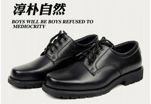 真皮钢头钢底男特种兵常服休闲商务作战鞋户外大头防砸劳保鞋