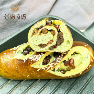 碱水棒面包全麦抹茶红豆零食即食早餐代餐健身轻食手作无加添