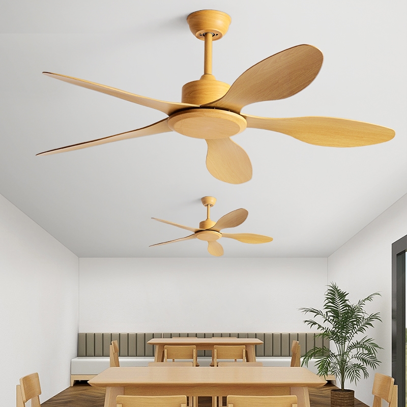 五叶简约大风力静音吊扇家用客厅业一体商用教室餐厅无灯电风扇工