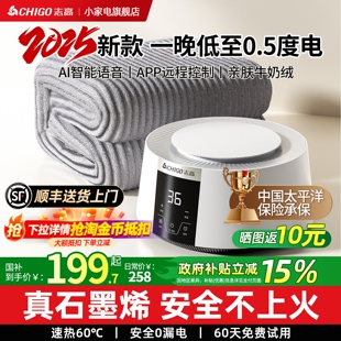 志高水暖电热毯家用双人水暖炕水褥子主机2025新款石墨烯循环全套