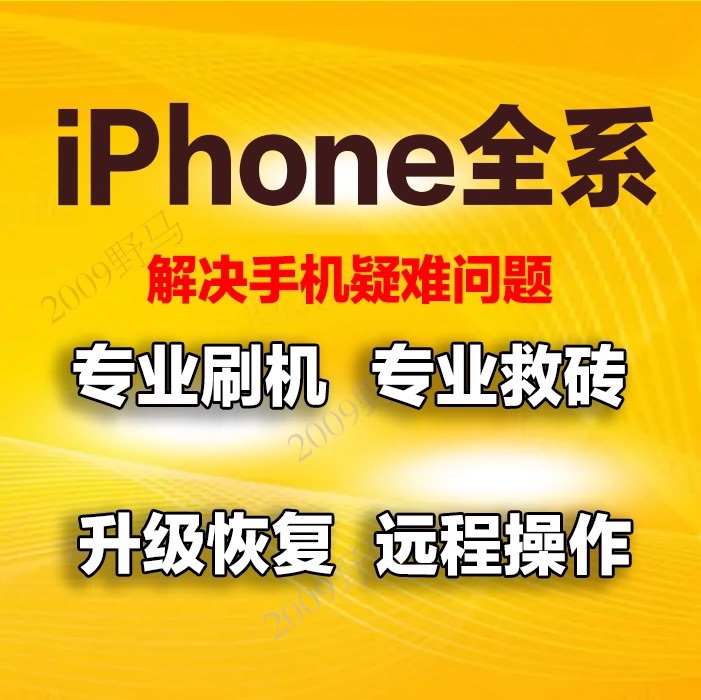 适用于苹果手机刷机iphone121314151617MAX远程ipad5air2pro救砖