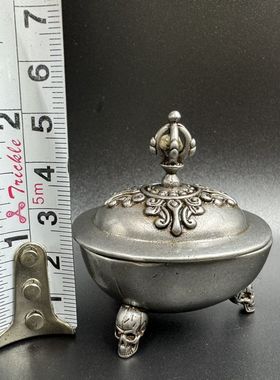 藏传天铁法器尼泊尔工艺供杯酒杯佛具摆件金刚杵香炉铁藏饰供碗