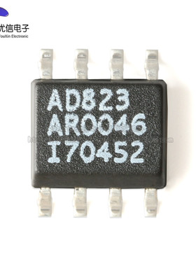 原装正品 AD823ARZ-R7 SOIC-8 16MHz轨到轨FET输入运算放大器芯片