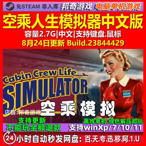 空乘人生模拟器 中文版 电脑PC单机游戏