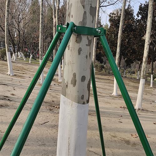绿化大树苗木防风支架镀锌钢管树木支撑架固定器园林支撑杆树撑