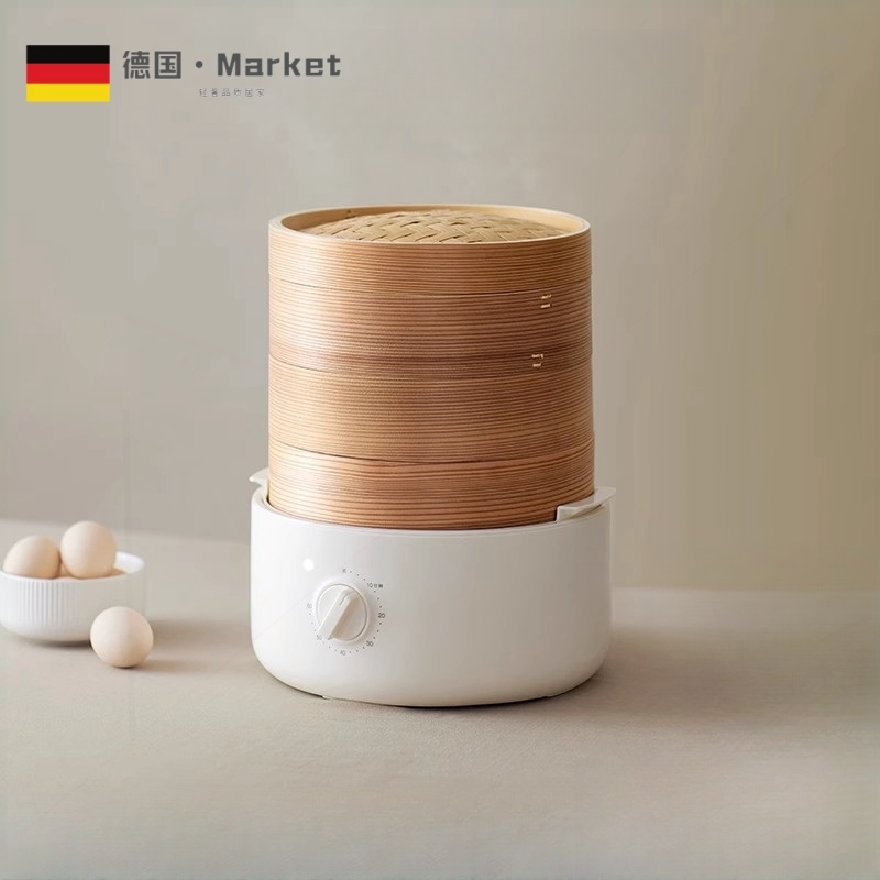 德国竹笼电蒸锅家用多功能大容量