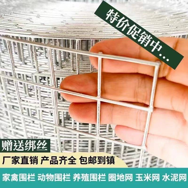 新款热镀锌钢丝网围栏网防锈铁丝网鸡鸭鹅养殖网圈地果园隔离网玉