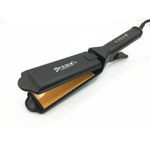 包邮陶瓷直发夹板拉直板夹机女运熨板压板器理髲店专用宽美发夹板