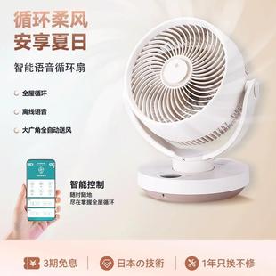 电扇桌面循环扇宿舍办公室轻音摇头电风扇 西点空气循环扇家用台式