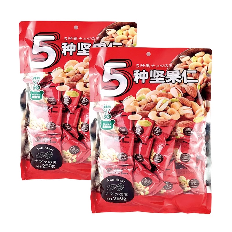 金斯泊5种坚果仁混合口味小包装