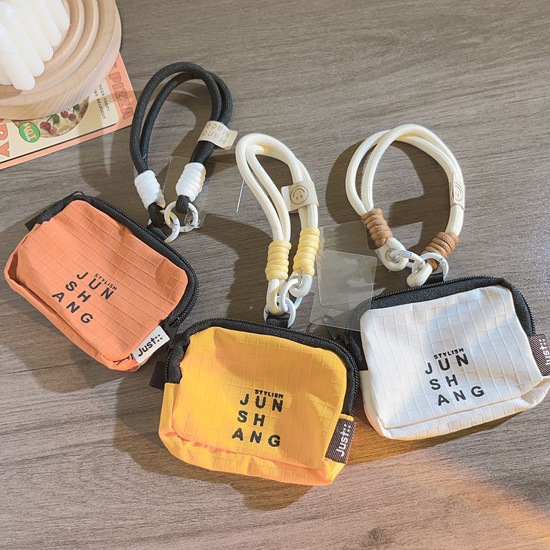潮款ins手机挂件挂包零钱包旅游包包零钱手提挂绳短款钥匙挂件