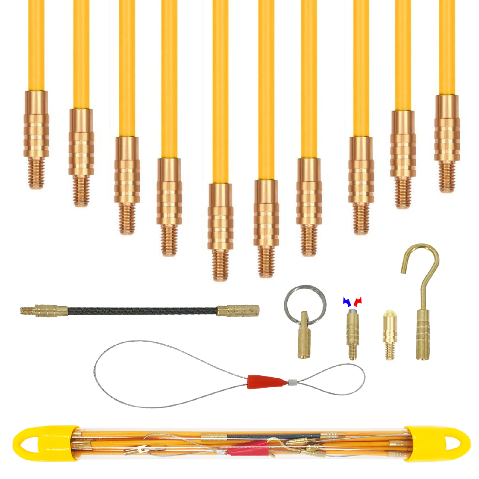 可連接式纖維棒弱電穿線桿多功能