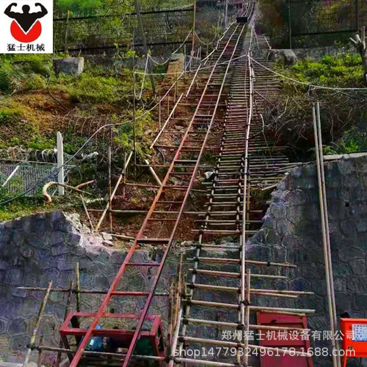 建筑工地斜坡上料机护坡运料车爬山虎上料提升机机械
