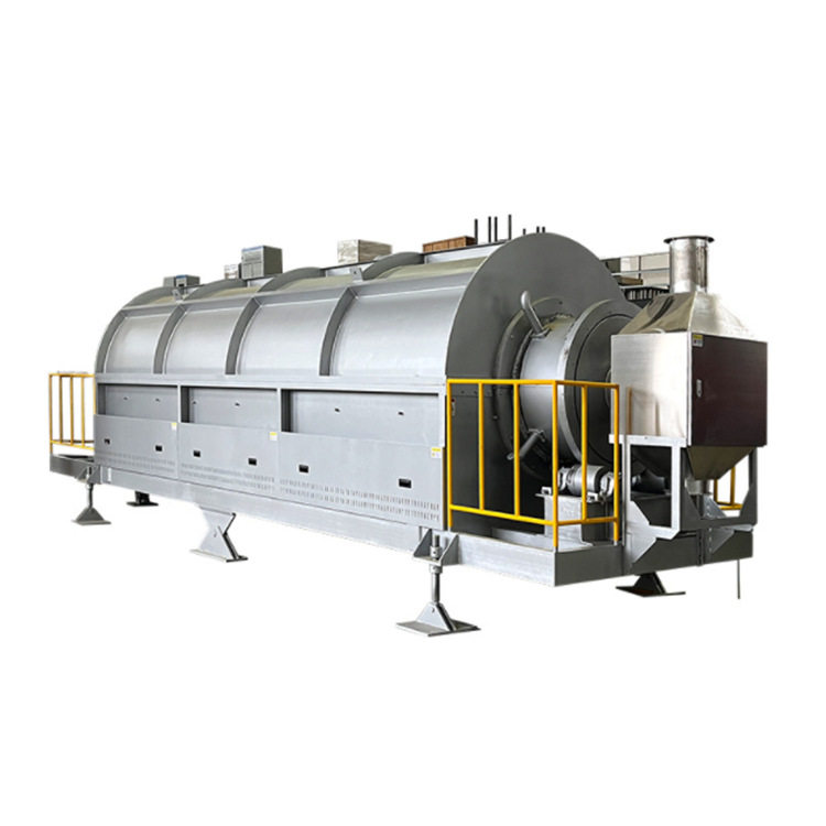 电热式回转窑加热回转窑工业实验电炉气氛回转保护窑炉治金隧道炉