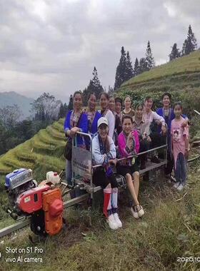 供应山地单轨运输机 自走式汽油机轨道运输车 果园运输动力小火车