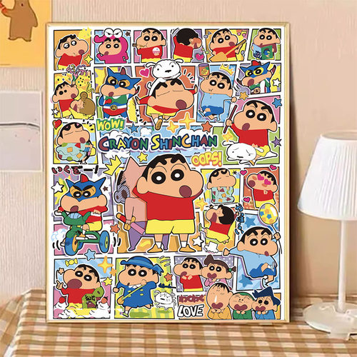 2025新款蜡笔小新钻石画