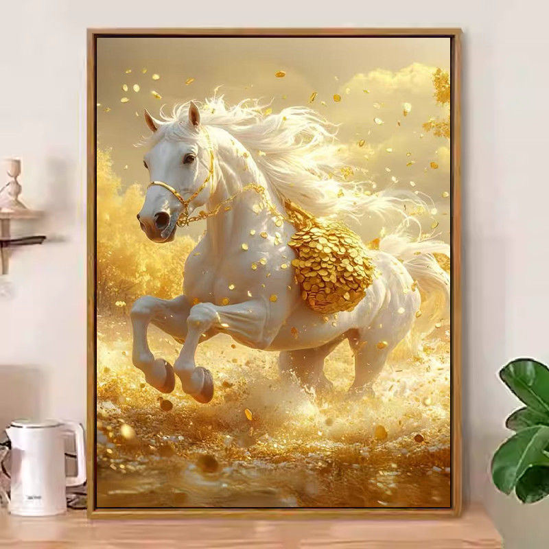 2025新款自己贴5d满钻钻石画