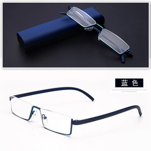 时尚 郎仕凯材质tr90老花镜男女款 超轻老光眼镜舒适优雅老化蓝色10