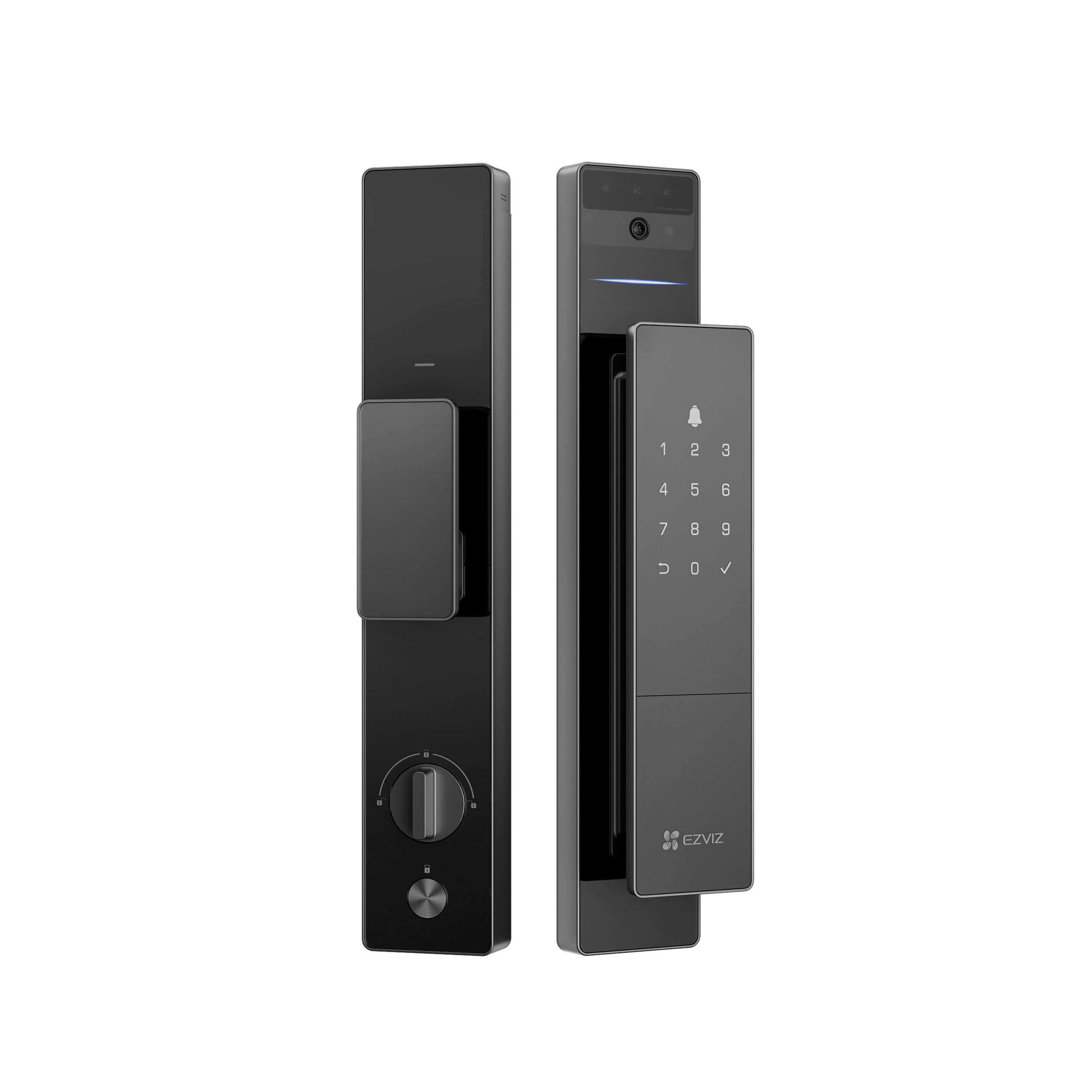 萤石EZVIZ智能锁DL50FVS Plus人脸视频实时对讲智能锁大屏猫眼锁