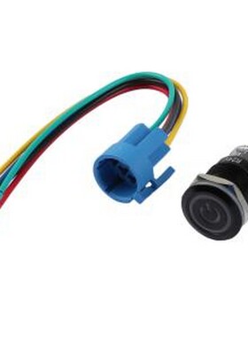 TP91923P224RA5150 按钮开关 圆形金属按钮开关两件套 带接插件