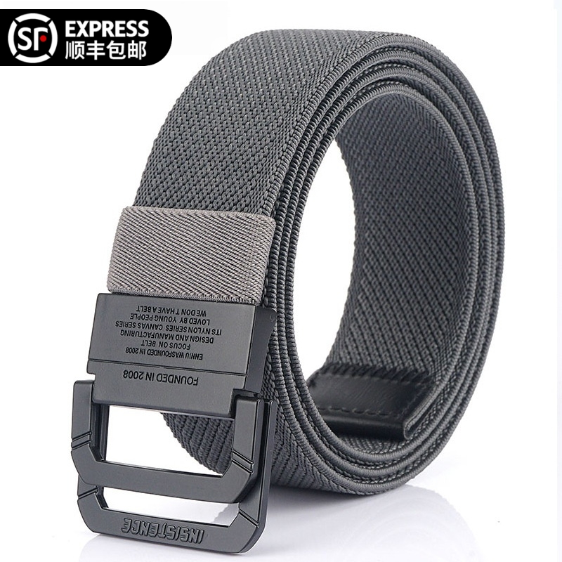 日本2025新款男士帆布腰带皮带